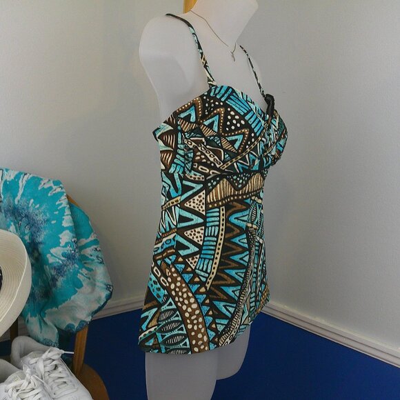 Ann Cole Convertable Tankini Swimsuit Top - Picture 5 of 13